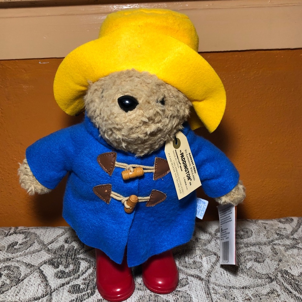 Eden Toys Paddington Bear Stuffed with 
Red Boots 12” Teddy Bear
